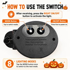 Pumpkin Solar Stake Lights - Halloween Outdoor Yard Decor
