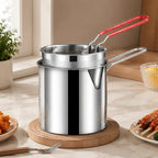 Stainless Steel Deep Fryer Set