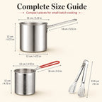 Stainless Steel Deep Fryer Set