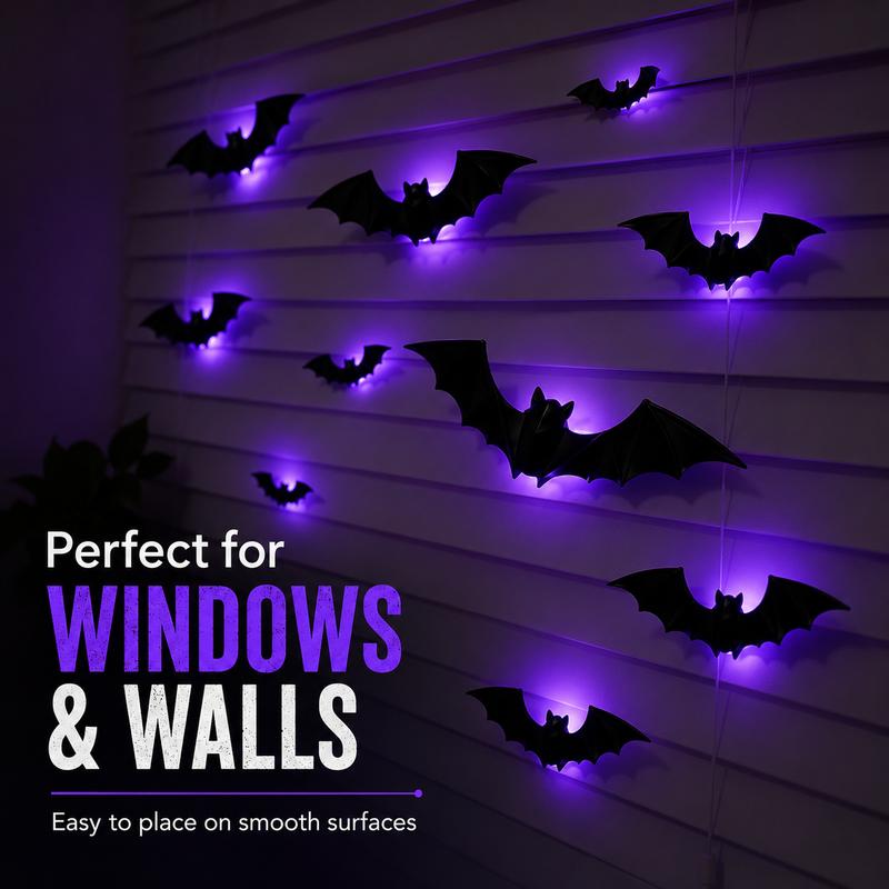 Halloween 3D Led Bat Decoration